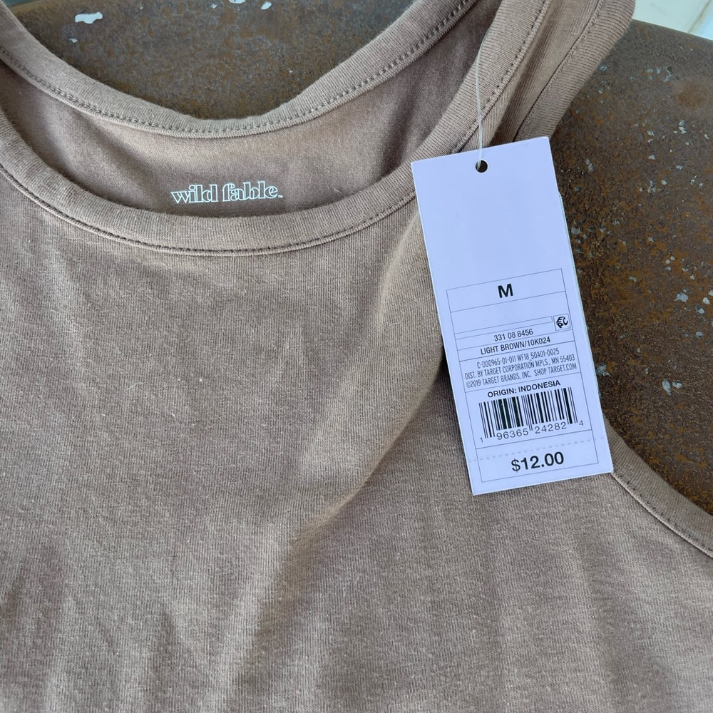NWT tan bodycon dress sz m - Picture 4 of 5
